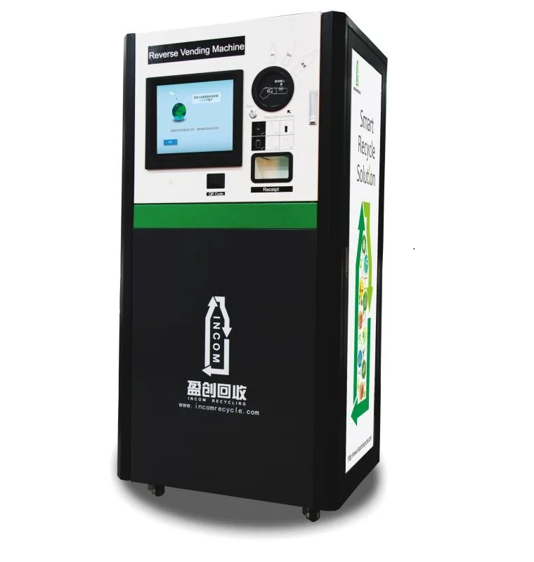 Incom Tomra Обратный торговый автомат для переработки бутылок воды ПЭТ и алюминиевых