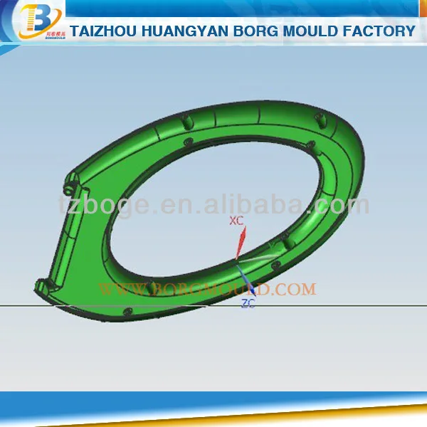 plastic injection molds for making toilet rings