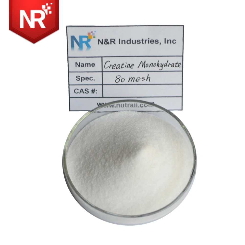 
Bulk Supply ISO Kosher Certificated Quality Creatine Monohydrate Powder 