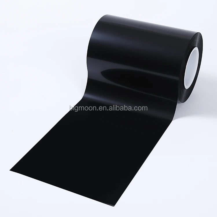 Factory Wholesale Black Color Black PET Film