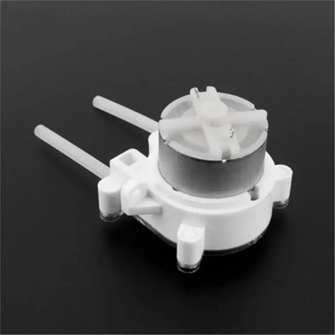 Миниатюрный дозирующий насос постоянного тока 6 в, перистальтическая дозирующая головка для аквариума, лабораторной аналитической воды с водяной трубкой, Перистальтический Насос