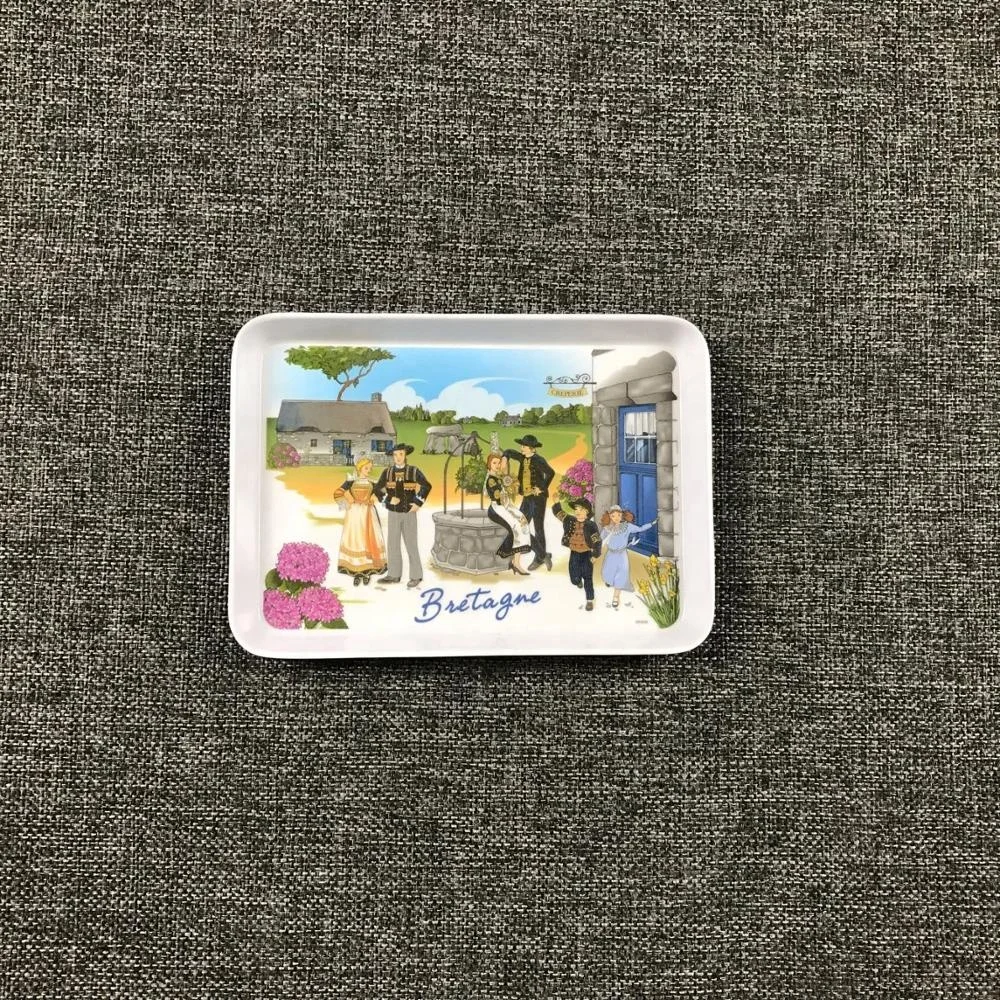 Меламиновый маленький поднос для закусок