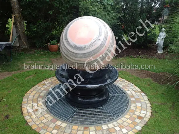 granite ball fountain