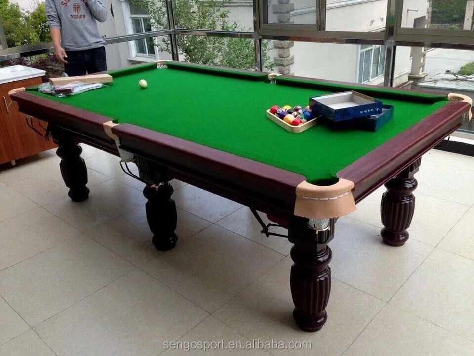 2022 The most classic Sports Table Game 9ft Solid Wood Jmc Billard Table Ball Return (Billiard Ball, Cue, Accessories)