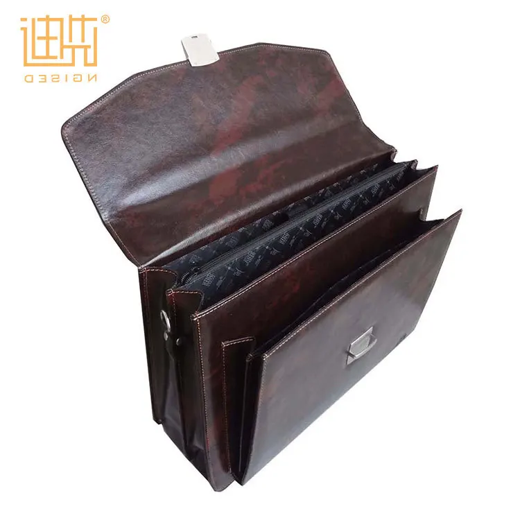Hot men leather bag high quality men briefcase branded art cheap lawyer business genuine PU leather briefcase