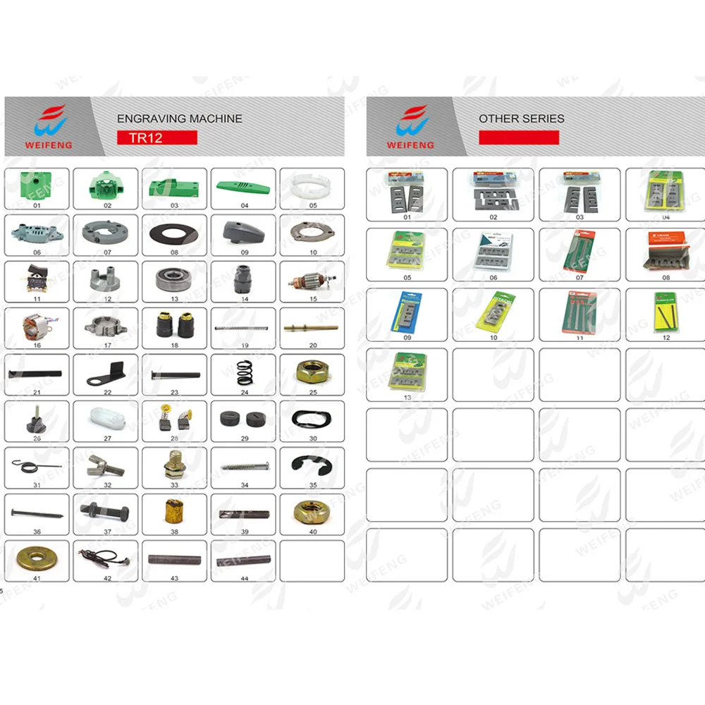 
Power tools spare parts other series 