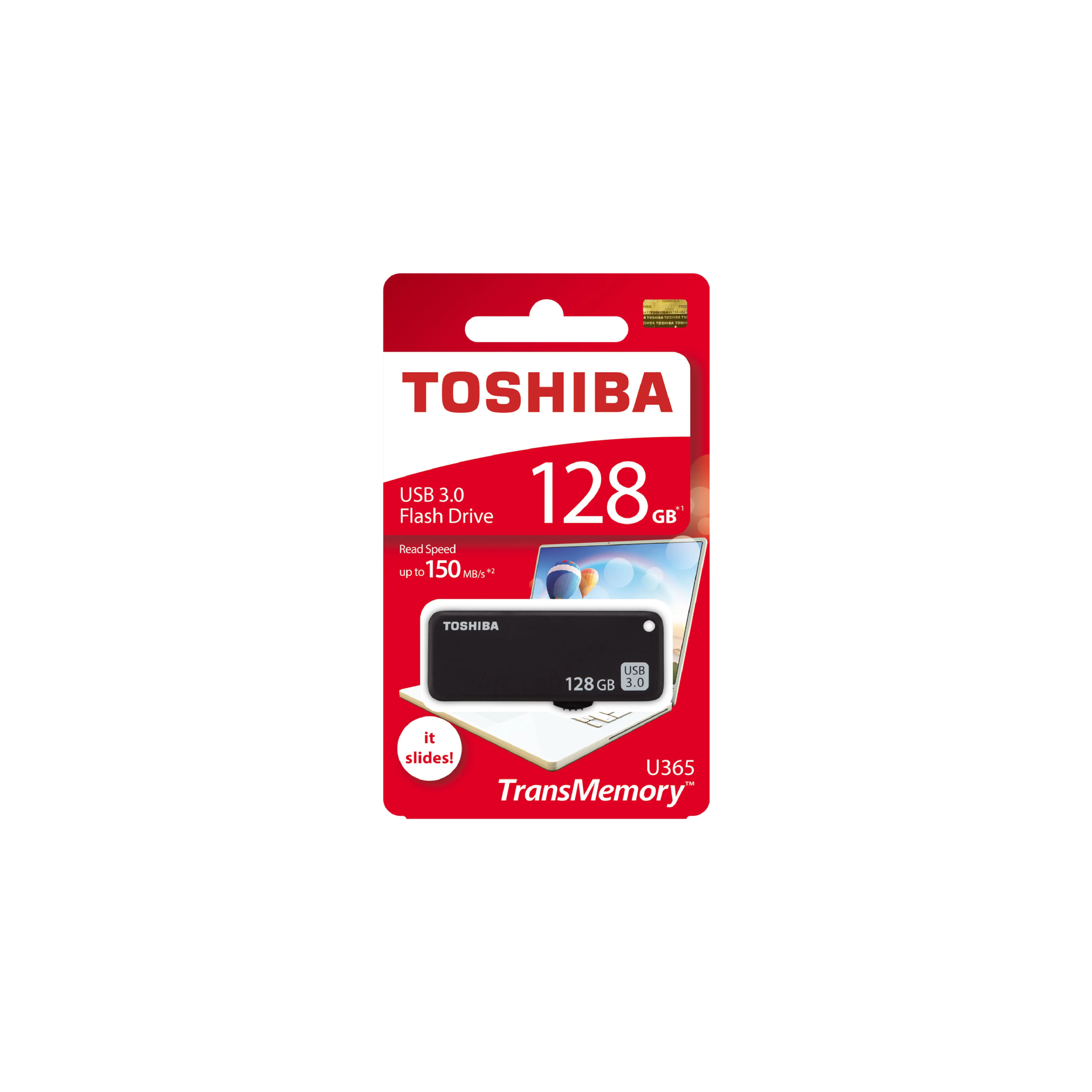 Wholesale price newest style top quality memory stick TOSHIBA U365 128GB Slide disk USB3.0 Read 150GB USB Flash Drive