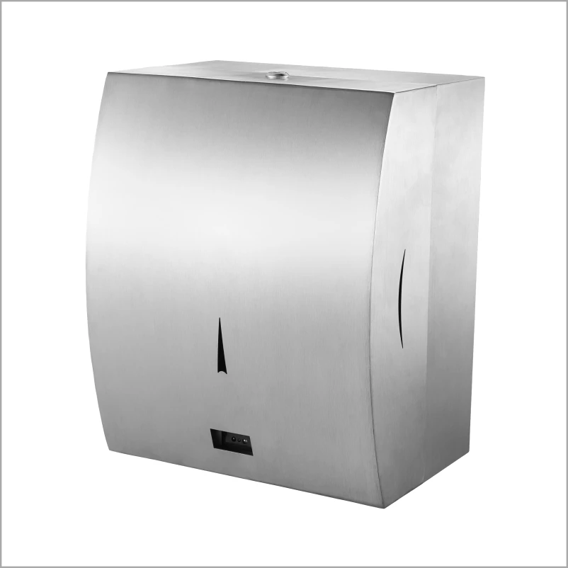 Infrared sensor paper dispenser wall mounted SS 304 toilet tear go paper towel dispenser hygiene products