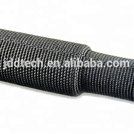 Halogen Free Heat shrinkable braided sleeving/heat shrink braided insulated sleeve/heat shrink textile tubing