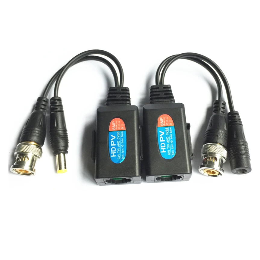 HD CVI TVI AHD CCTV аксессуары для HD камеры 501PV питание и видео 1 канал 8MP 4K 2K 1080P видео баллон