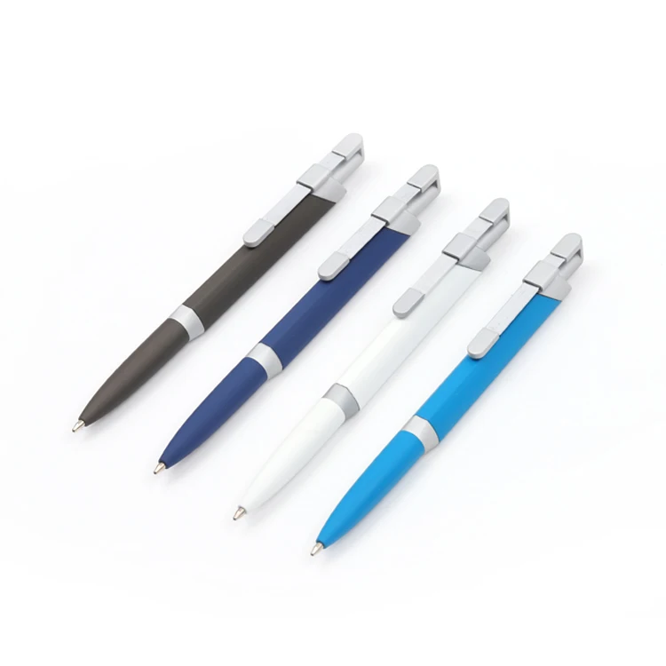 
Latest business school office custom Logo Aluminium metal ballpoint pen 
