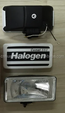 high quality rectangle halogen driving light halogen off road light universal auxiliary fog light fit SUV,TRUCK,OFF ROAD VEHICLE