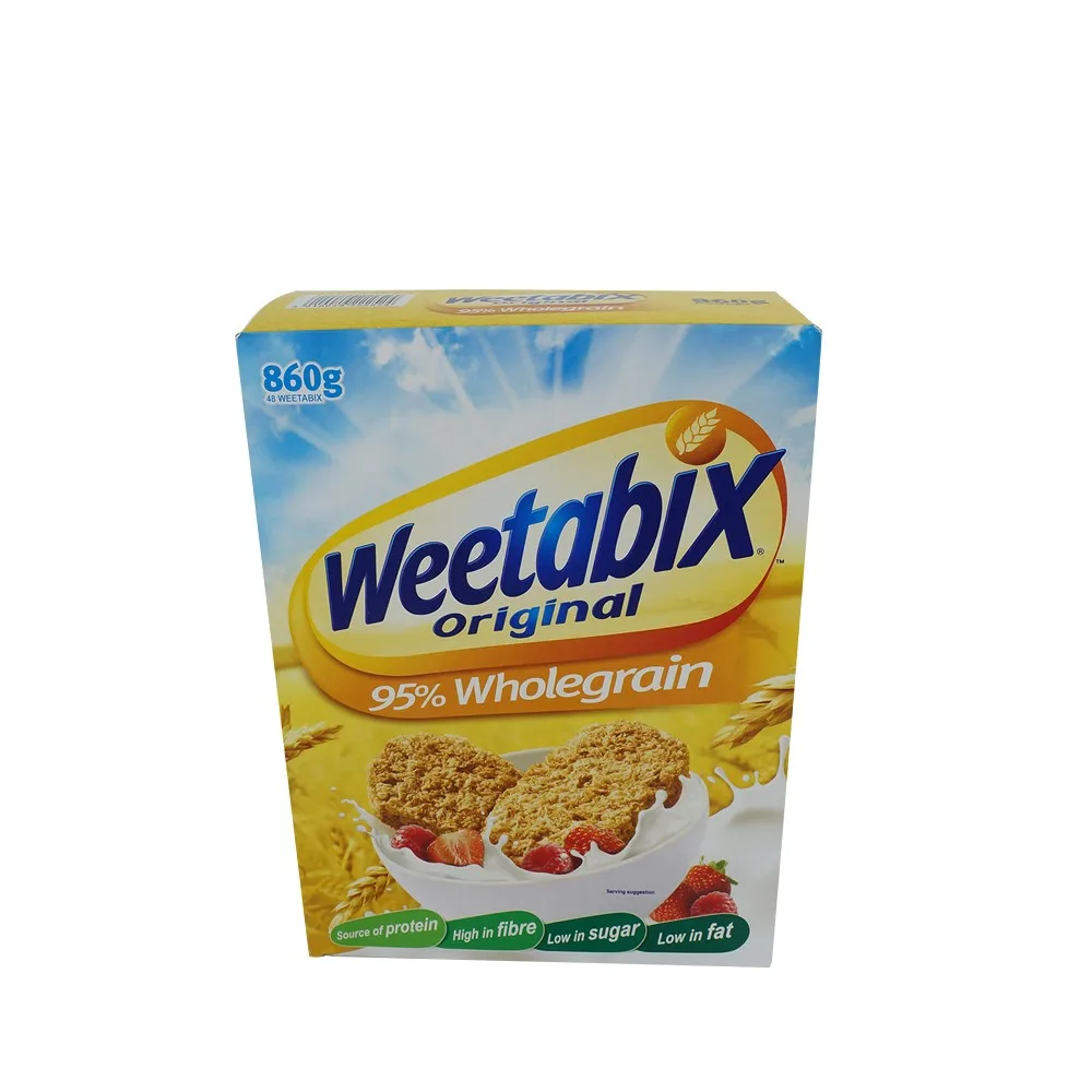 Custom Paperboard Printing Cereal Oat Box Packaging