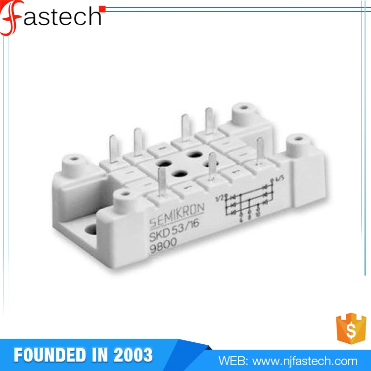Поставка Хорошей цене Power Мостовые Выпрямители модуль SKD53-16 SKD53 16