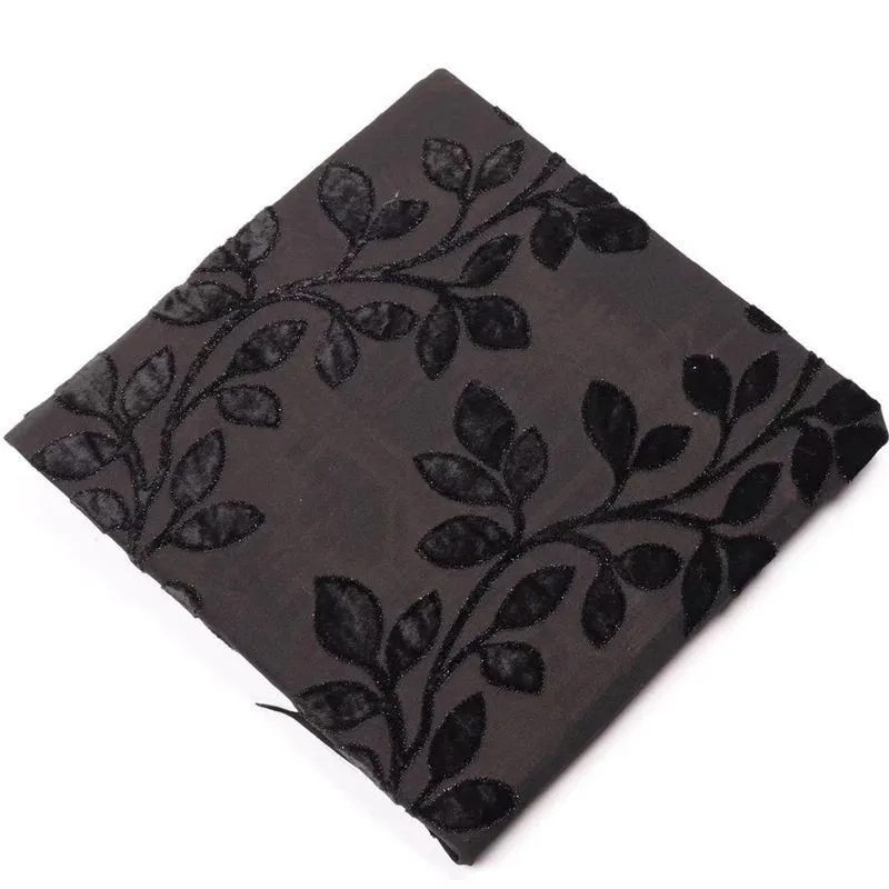 Hot selling Fabric supplier silk velvet burnout fabric