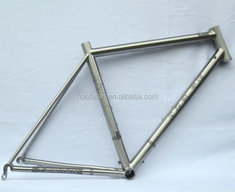 New model titanium road bike frame 700C disc brake integrated headtube internal cable routing frame