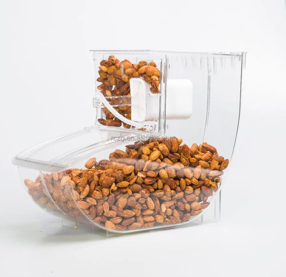 
Ecobox Clear cube dry food dispenser/bulk food bin/ scoop bin 