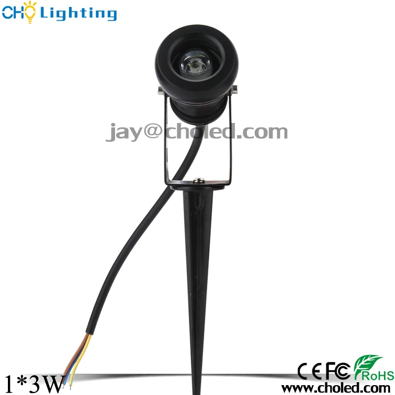 RGB меняющий Цвет IP65 Водонепроницаемый садовый 3 Вт светодиодный наружный светильник