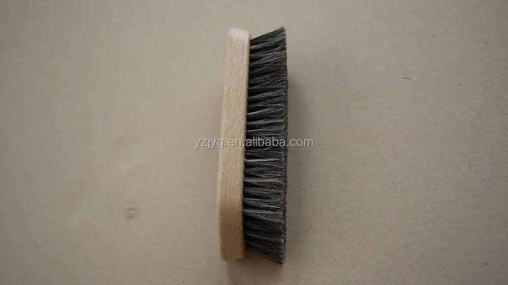 
Hot selling new design wooden horsehair shoe cleaning brush manufactory with FSC certification 