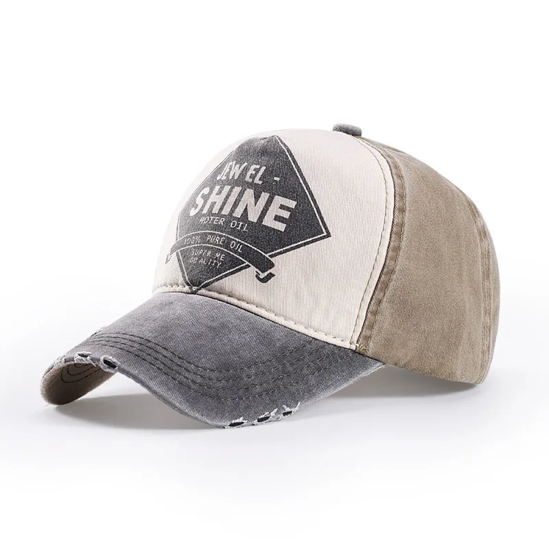 Custom Hot Selling Embroidery printed Sample Free New York Washed Plain Distressed Worn-Out Baseball Caps