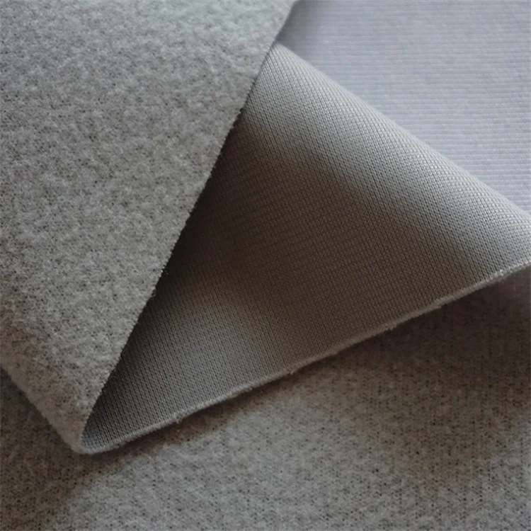 
100 polyester tricot brushed super poly fabric for track suits, fabrics textiles velvet 
