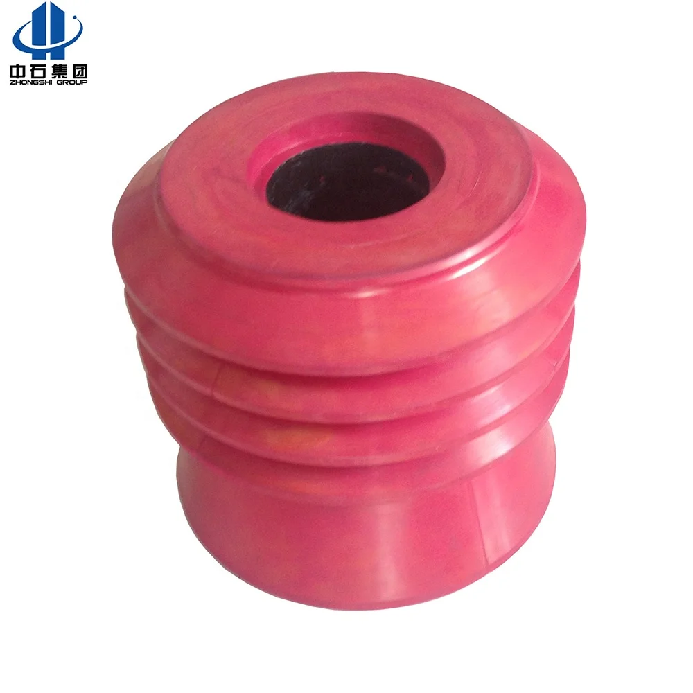 
Special non-rotational device design cementing top bottom rubber hole cementing plug 