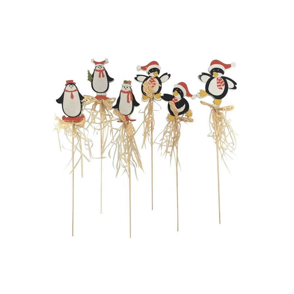 wooden penguin style with stick