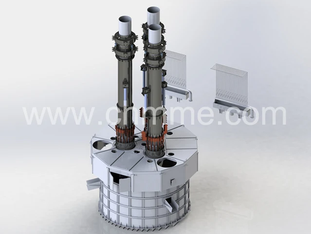 Electric arc furnace for calcium carbide