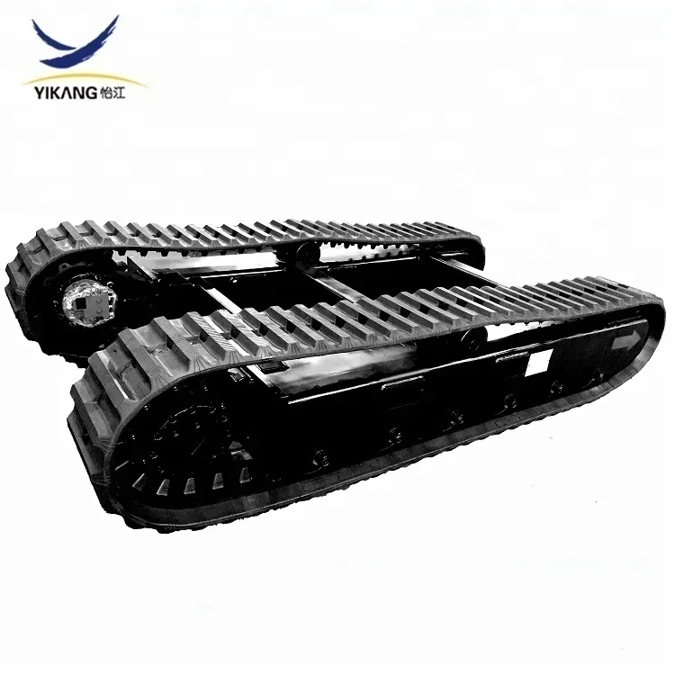 Hot-sale  crane machine chassis parts crawler undercarriage with rubber track