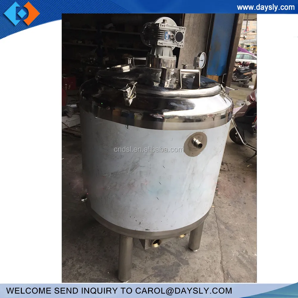 300L stainless steel chocolate heating insulation mixing tank