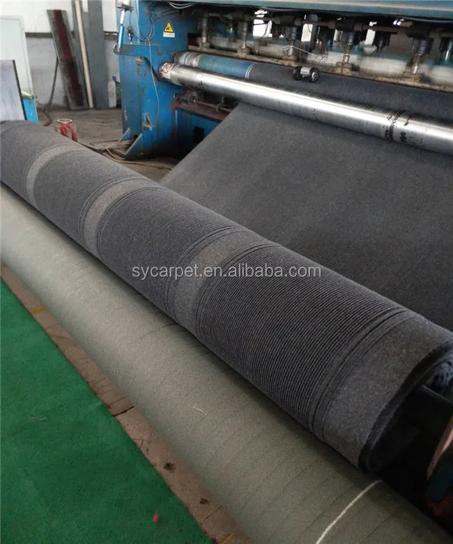 polyester top anti slip mat and durable multi function floor carpet rug for sale by carpet roll