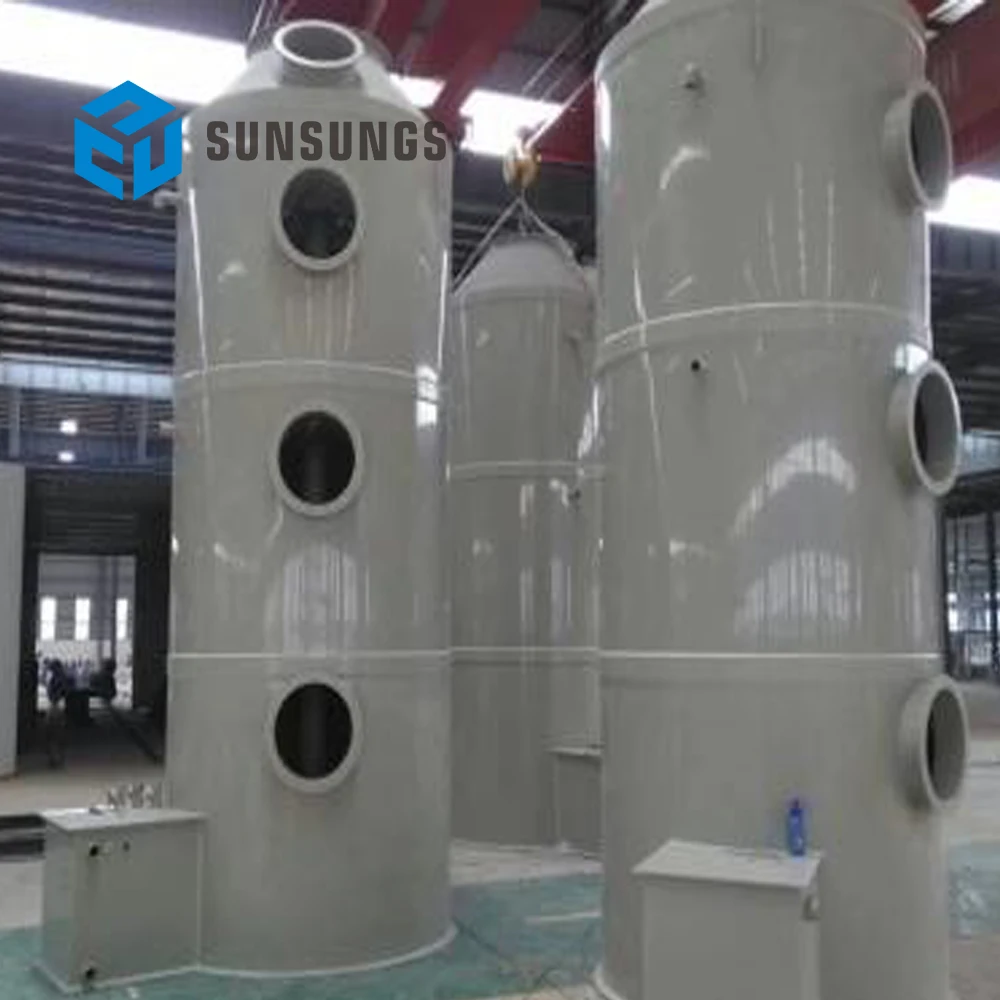 
Waste Gas Purification Tower/ Gas Scrubbers/gas absorption column for chemical industry 