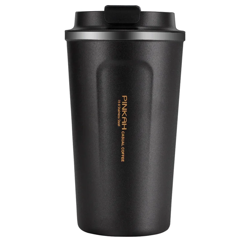 PINKAH Private Label 510ML 17OZ Powder Coated Double Wall Vacuum Insulated stainless steel coffee cup