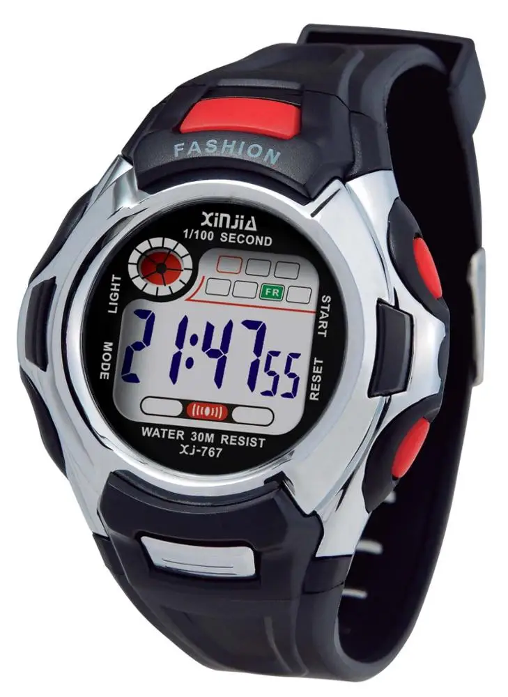 2019 Hot selling fashion watch digital wrist watch 3 atm waterproof