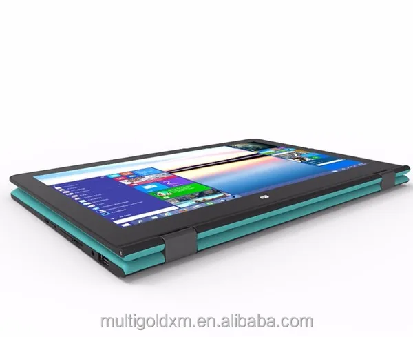 Чипсет Intel Cherry Trail T3 Z8300 13.3 дюймов 360-градусов шарнир 2in1 Win10 Tablet PC