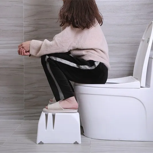 Home Space Saving Plastic Toilet Stool Toilet Squatting Potty Stool