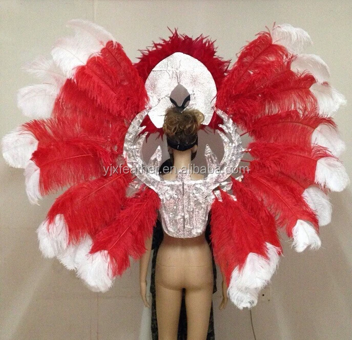 Cheap party halloween decoration/feather clothes/ostrich feather dress