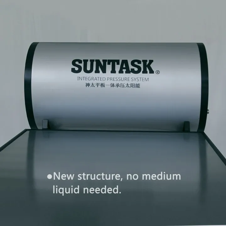 Flat panel solar hot water heater SUS316L inner tank