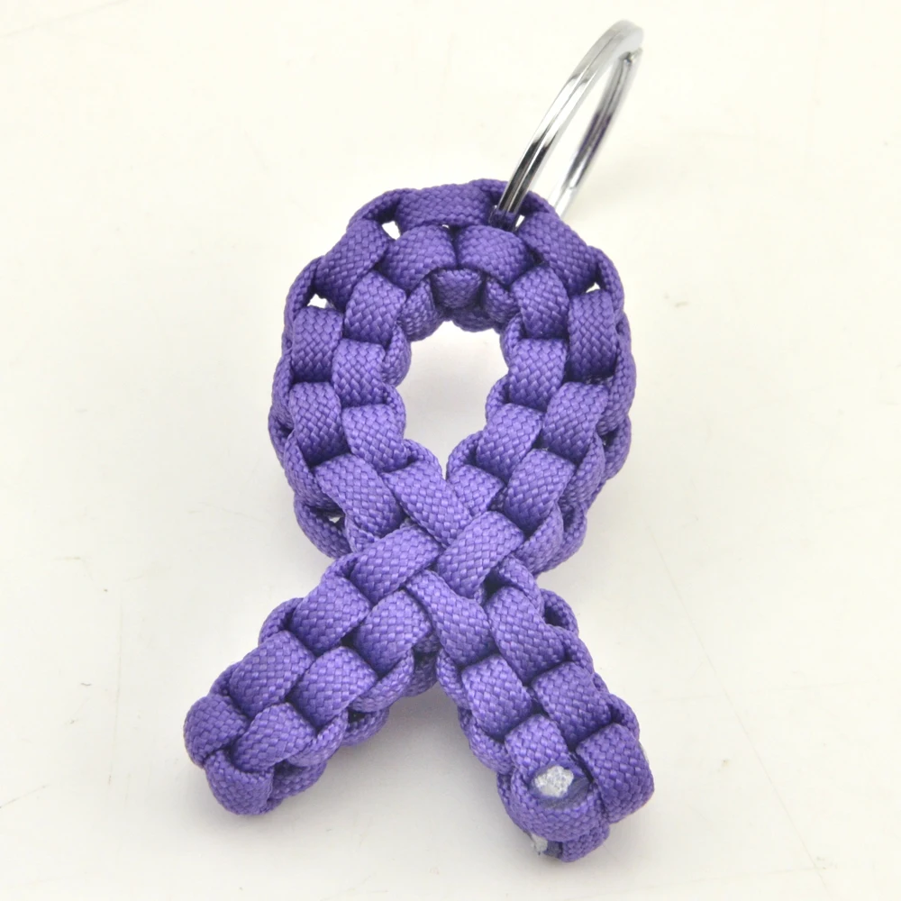 2016 new fashion style colored fish shape paracord 550 keychain decoration wholesale