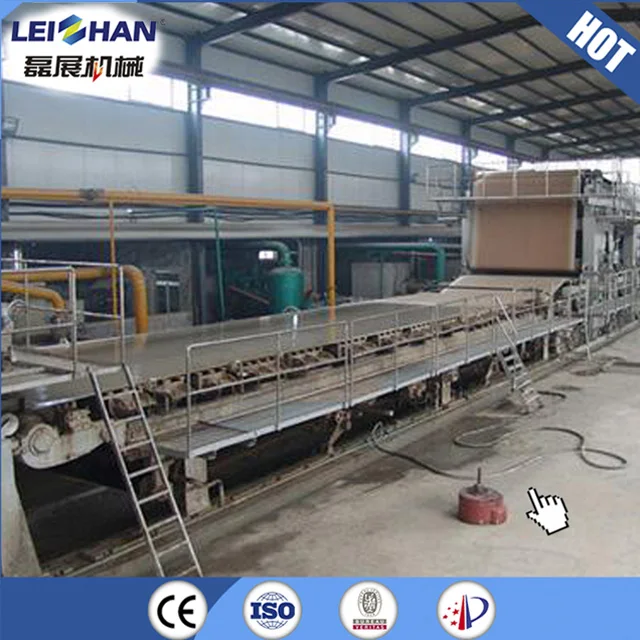 Waste Paper Recycling Machine Cardboard Kraft Fourdrinier Corrugated Fluting Paper Making Machine