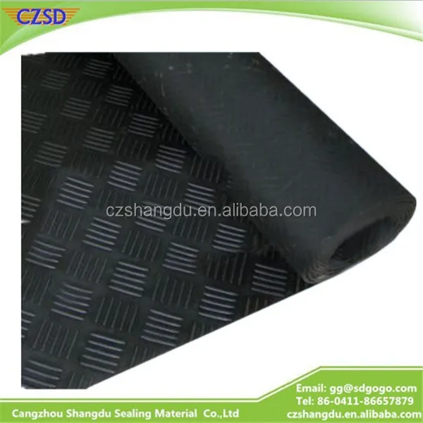 SD Anti-fatigue Round Stud Rubber Flooring Mat Rubber Sheet