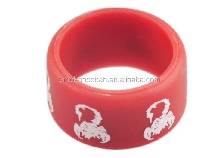 Silicon band vape colorful beauty ring for mechanical mods rba rda atomizer decorative protector antiskid e-cig mod