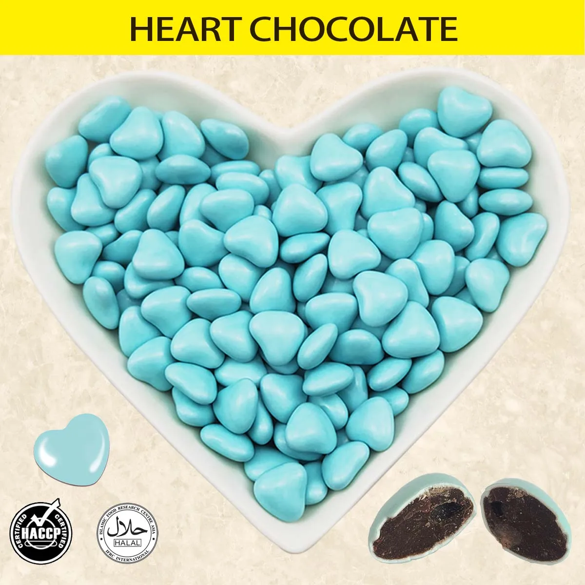 CHOCOLATE BEANS Sweet heart chocolate candy