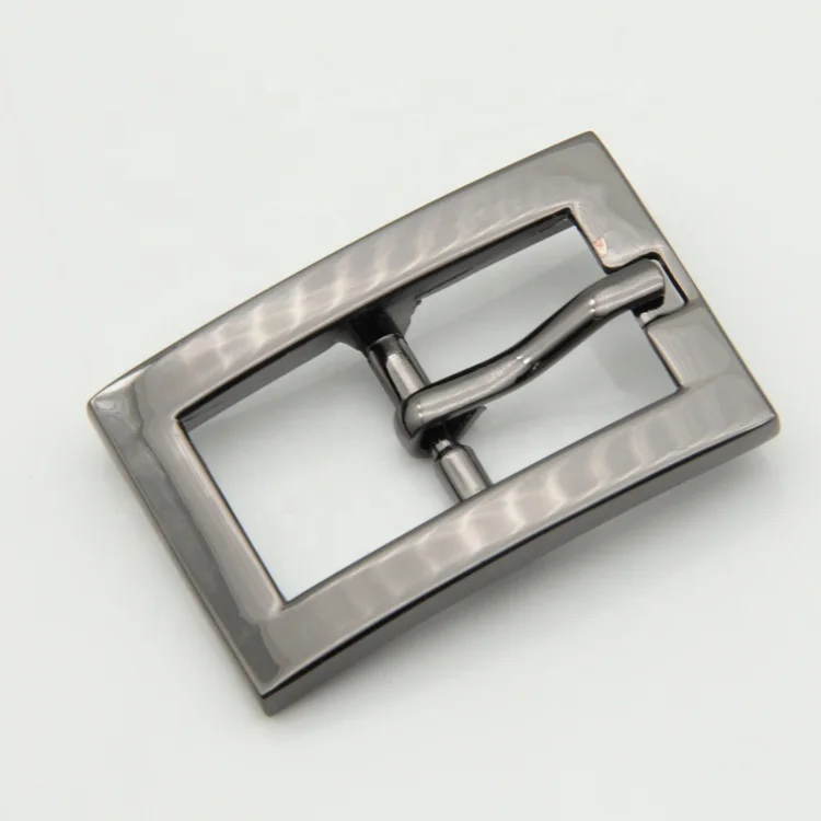 Classical Style Rectangle Black Nickel Metal Pin Buckle For Women Handbag