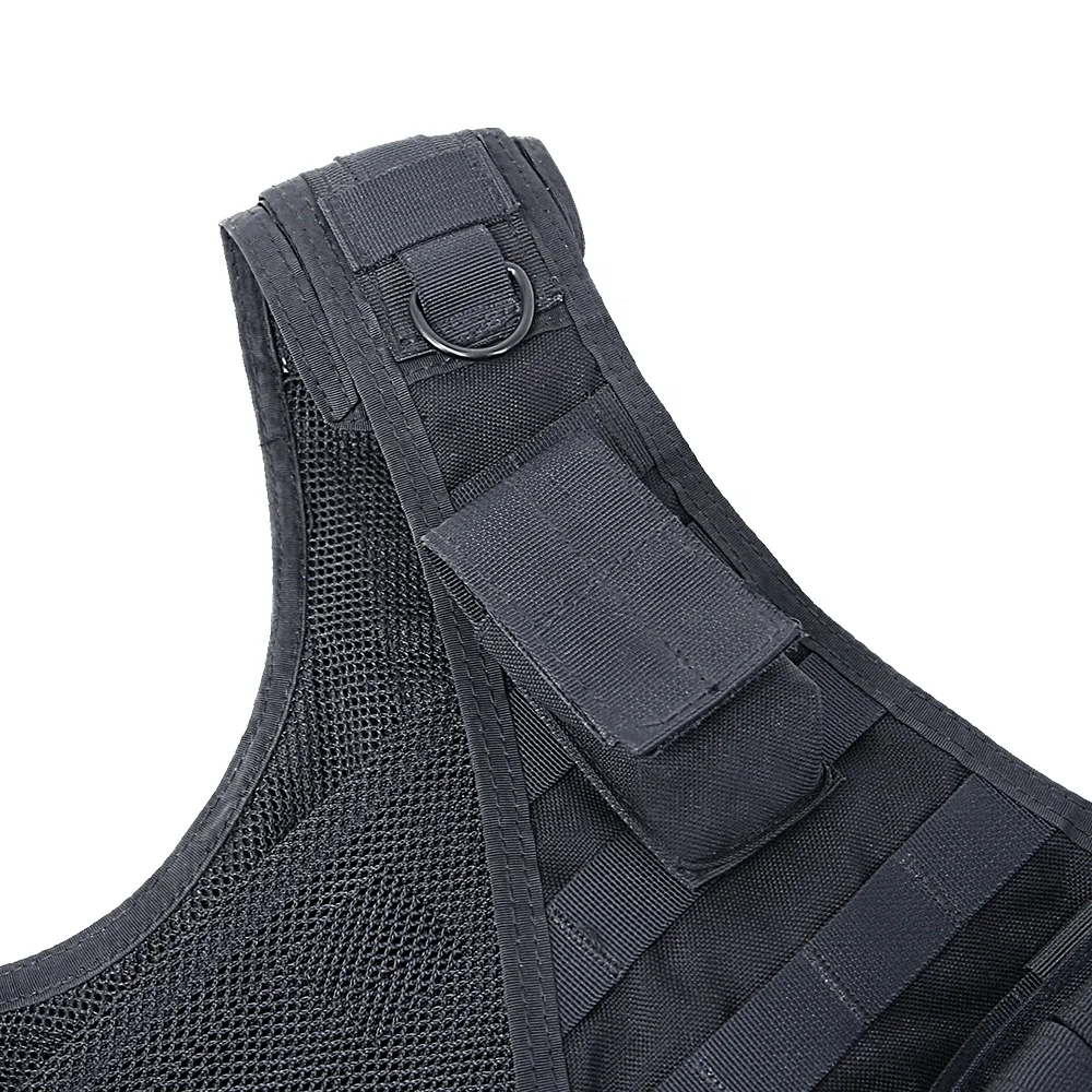 KMS High Quality Custom Professional Vest Fashion Black Factory Light Weight Tactical Vest for Outdoor,Hiking