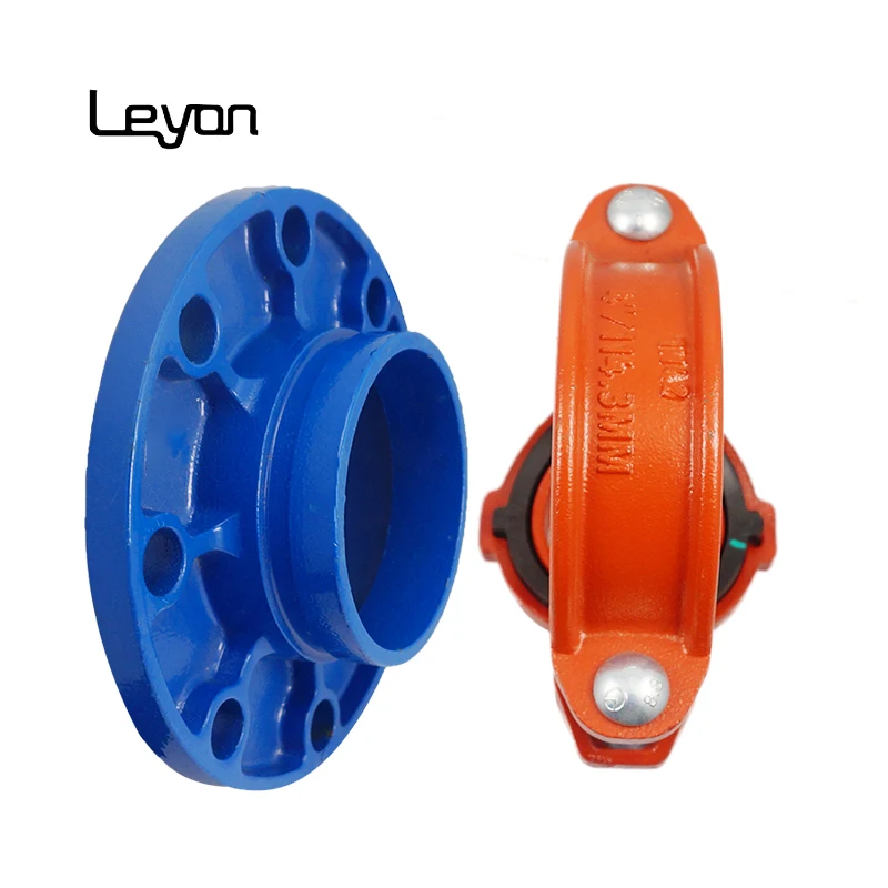 ductile iron pipe fittings cad drawings din to ansi flange adapter ductile iron casting metal fitting rigid coupling