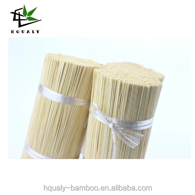Высококачественная палочка для благовоний 1,2 мм 1,3 мм в Китае, бамбуковая палочка для благовоний 8-12 дюймов