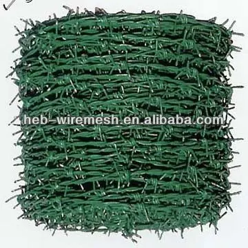 пвх покрытием колючей проволокой