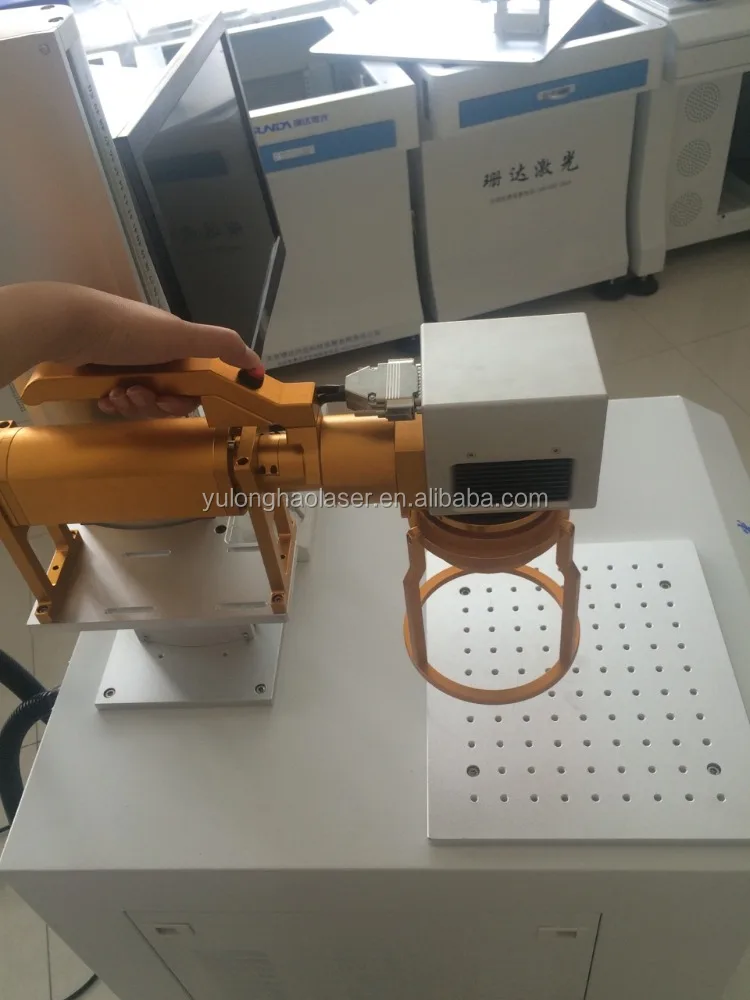 High Speed Handheld 10W/20W Portable Fiber Nd Yag Laser Metal Marking Machine