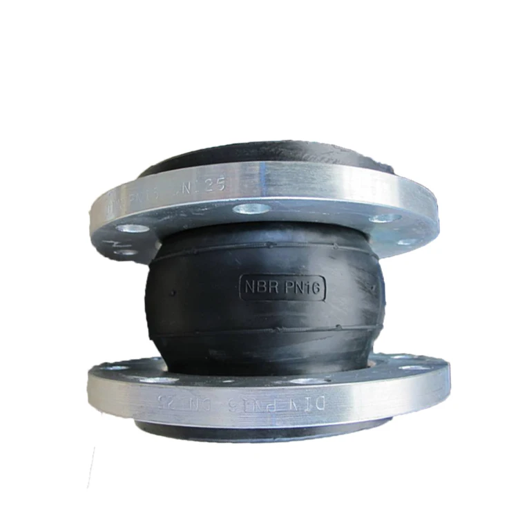 Rubber expansion joint with flange